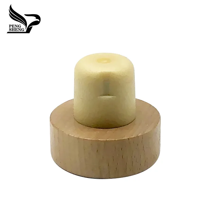 
Wooden cap synthetic cork bottle stopper Sealing completely and tightly 