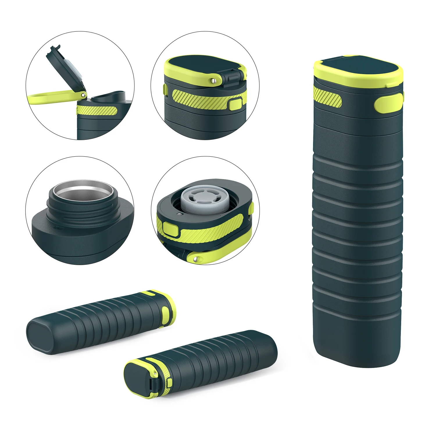 New design One Touch Lid 500ml stainless steel vacuum insulated one touch open tumbler water bottle drink bottle