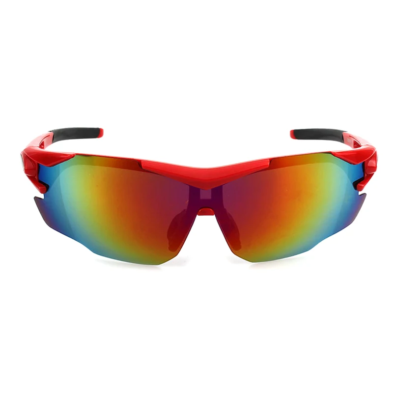 UV Protection Outdoor Glasses Cycling Sunglasses UV400 Sports Mountain Bike One Piece Lens Windproof Custom Logo Sunglasses