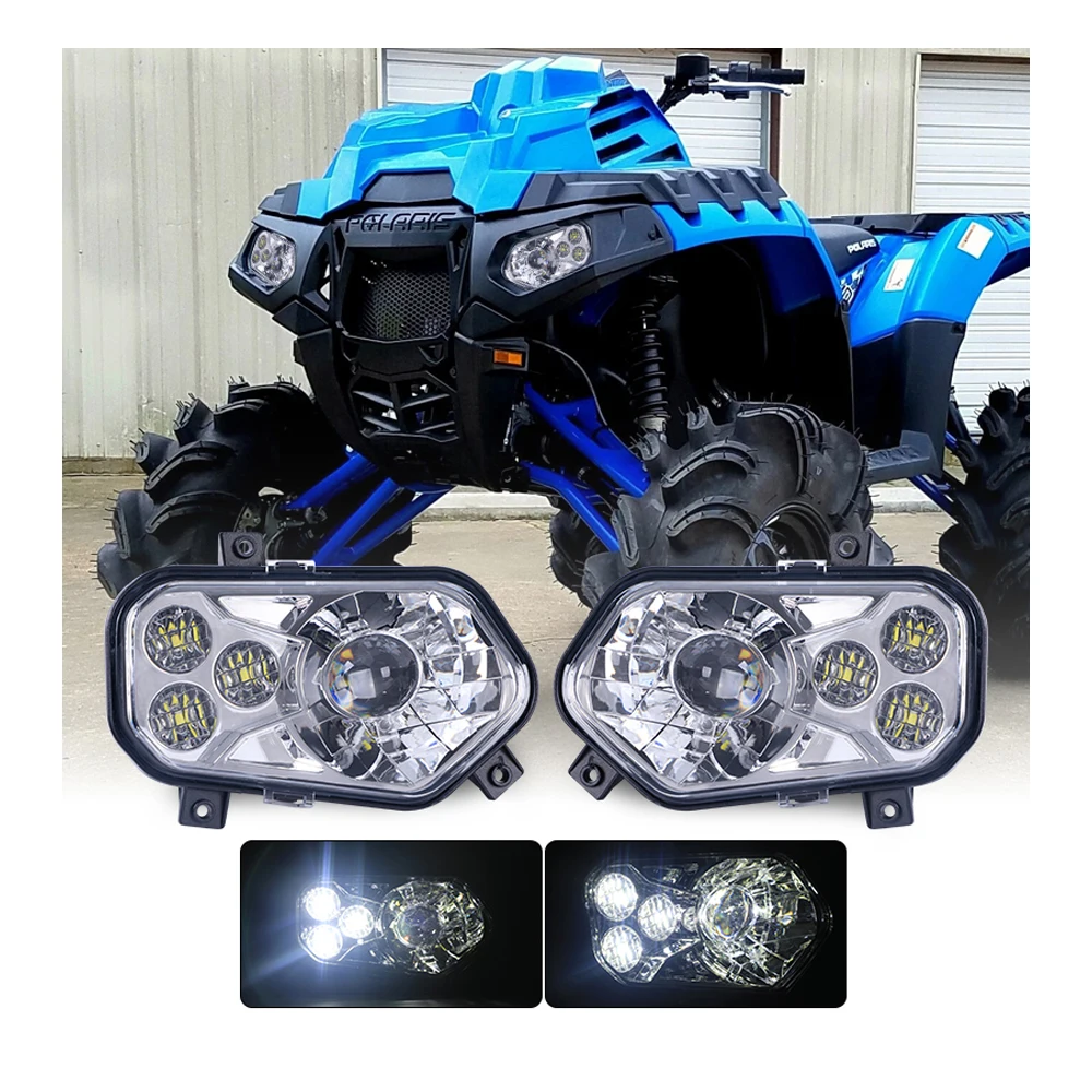 For Rzr Polaris Rzr Xp 1000 800 570 900 Luces Led Head Lights Headlight Mini Atv