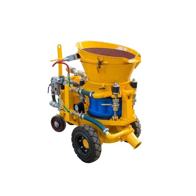 Air Drive Dry Concrete Gunning Spraying Shotcrete Machine