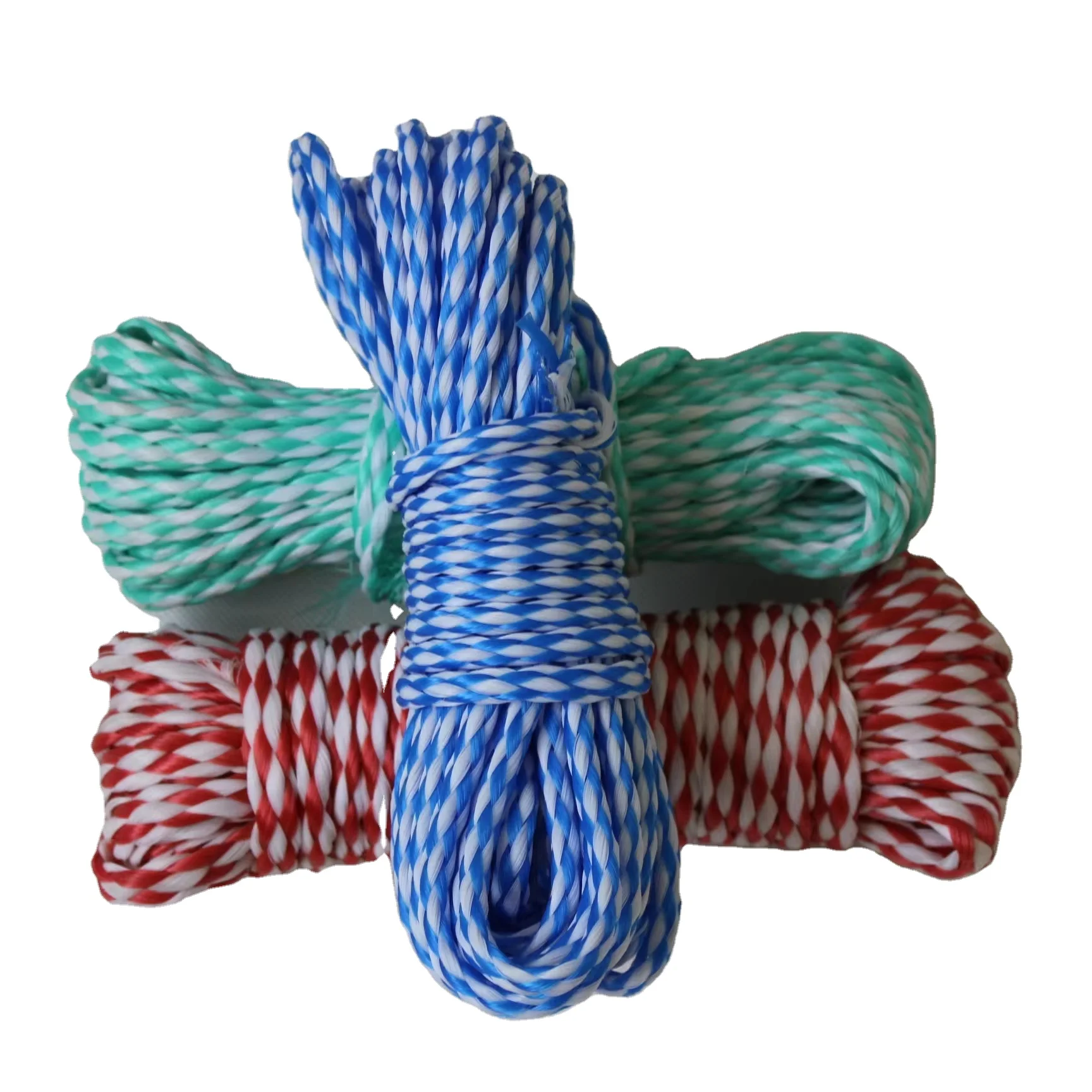 High Strength 6mm/8mm/10mm PE/PP Hollow Braided Rope polypropylene SKI Rope