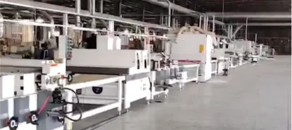 Roller Coating Machine Kitchen Cabinet Production Line