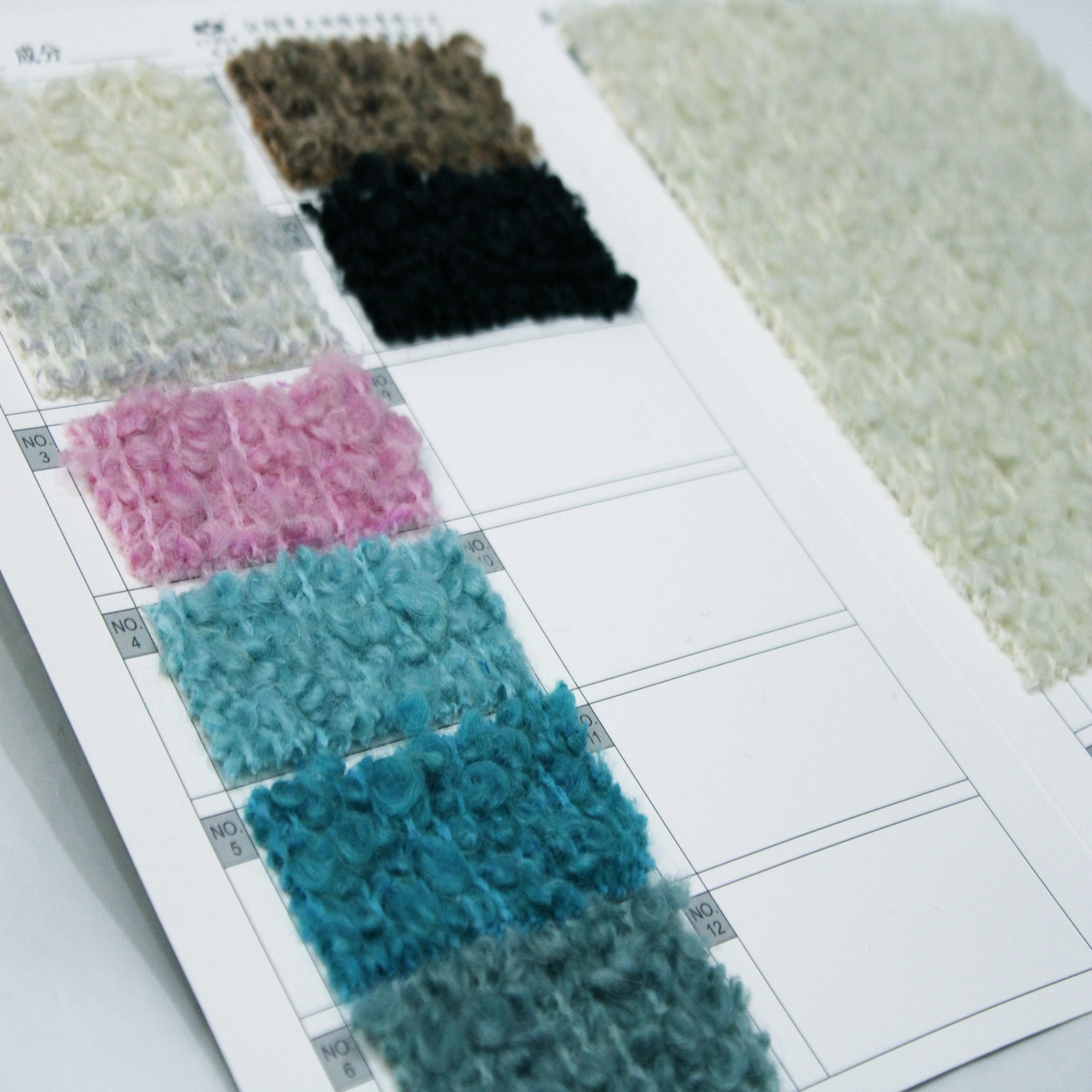 2023 New Arrivals Imported Furniture Cover Polyester Boucle Wool Fleece Fabric Fleece Teddy Fabric for Clothing Sofa