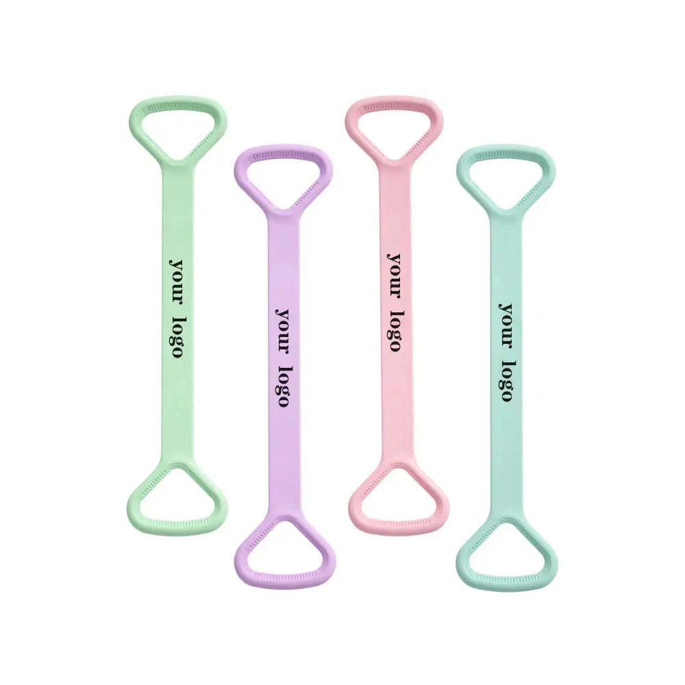 TPE Figure 8 Fitness Resistance Band Arm Back Yoga Elastic Ropes Exercise Pilates Band