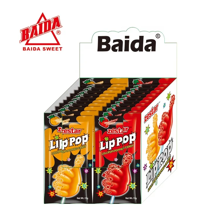 OEM леденец в форме большого пальца с конфетами