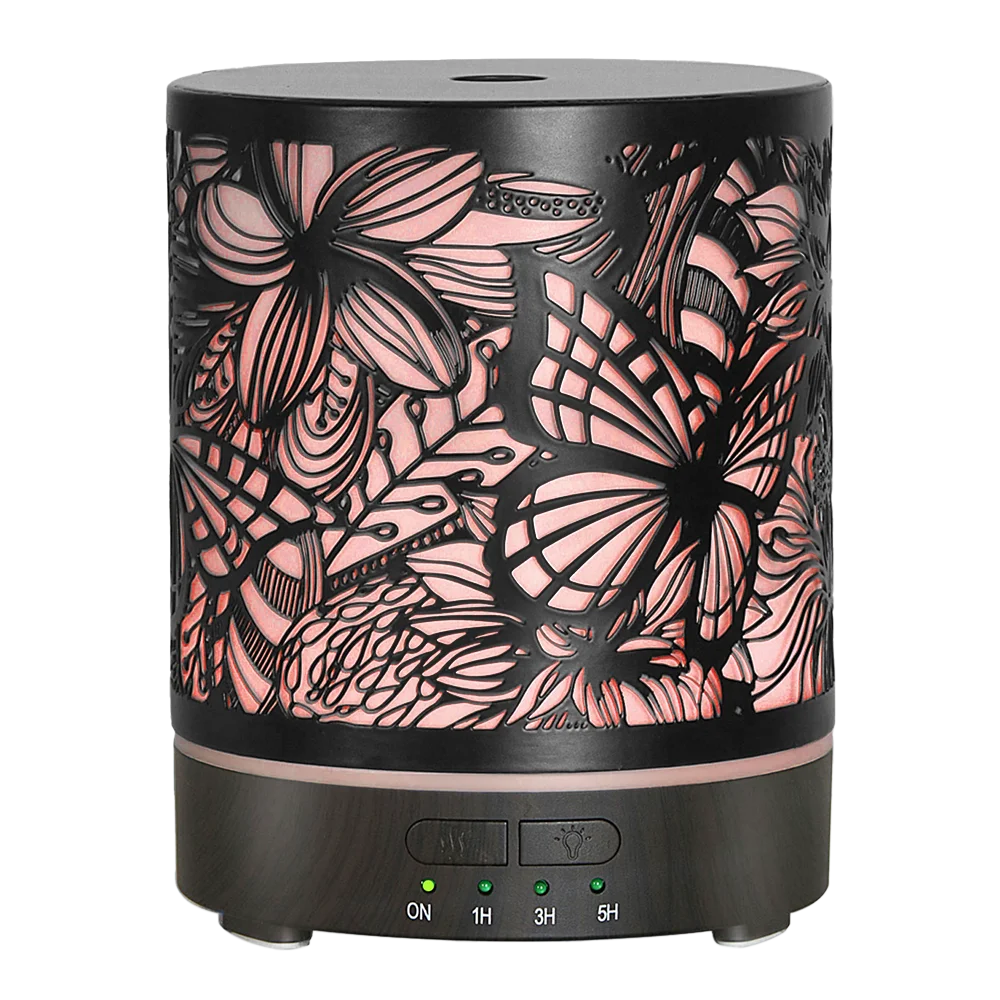 Butterfly Aroma Diffuser with seven Lights and Night Light Feature