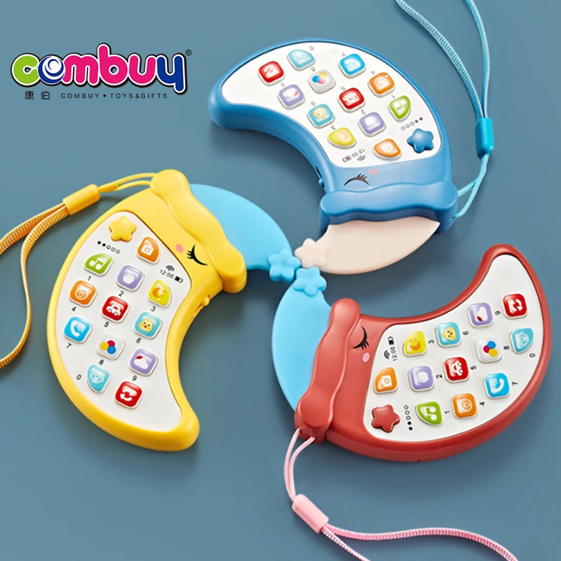 
Lovely electric moon learning machine baby mobile play smart phone toy 