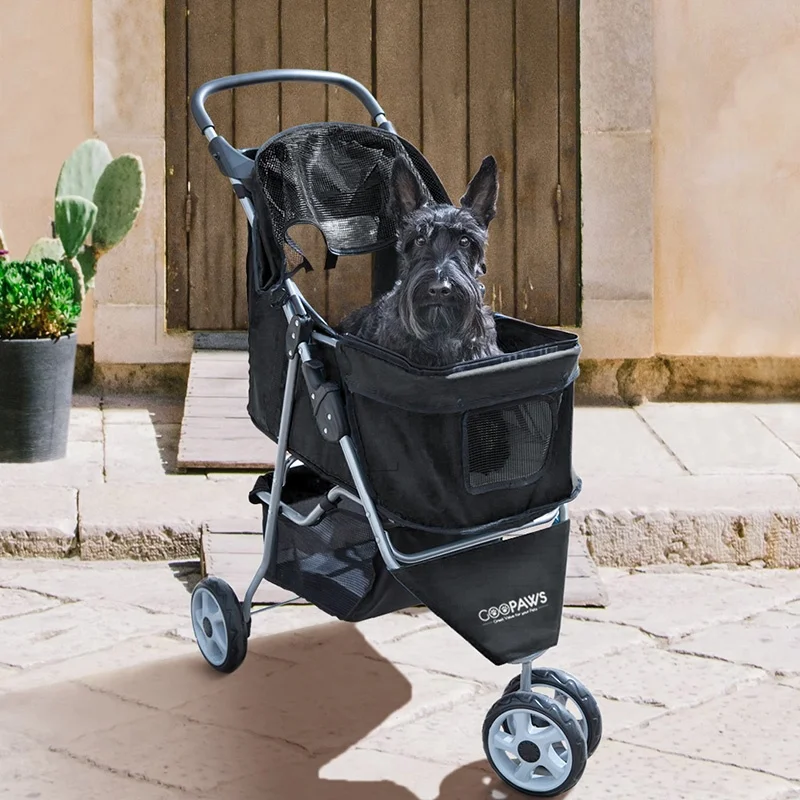 Transport Pet Stroller dog 3 wheels  Multi-purpose Pet trolley Foldable Pet Dog Stroller