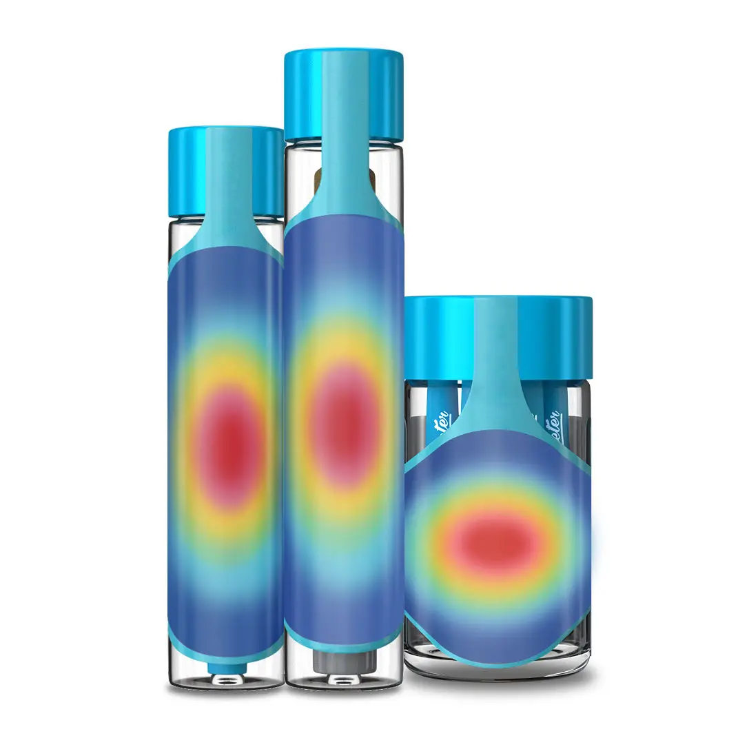 Custom Pre Clear Glass Roll Tube Packaging Container