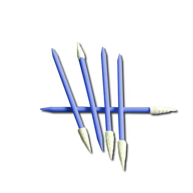 
Lint Free Disposable Mini Head PCB Cleaning Stick Cleanroom Foam Swab for Industrial 