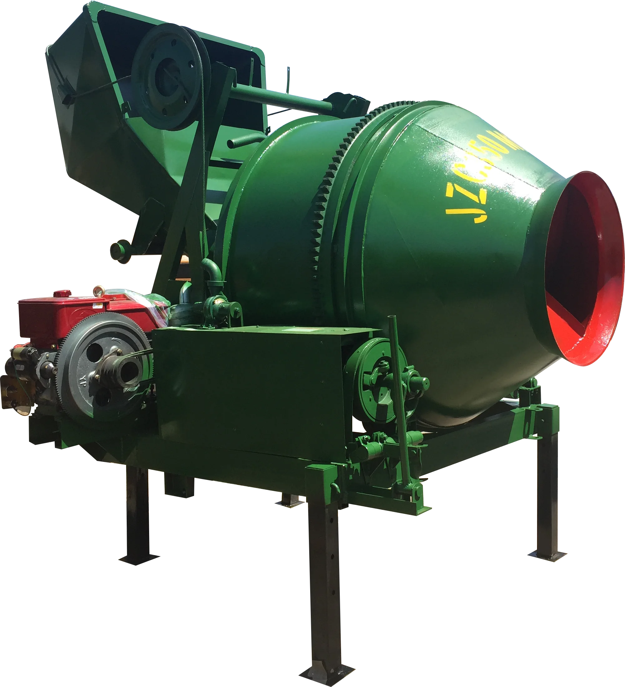 high productivity JZC series 300l-750l mobile concrete mixer jzc350/300/500 manufacturers