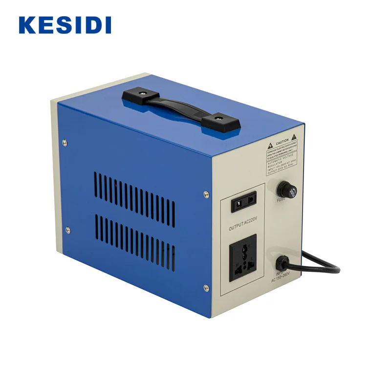 KESIDI Brand high precision 220v single phase ac voltage regulators/stabilizers 500va relay type for home/industry use