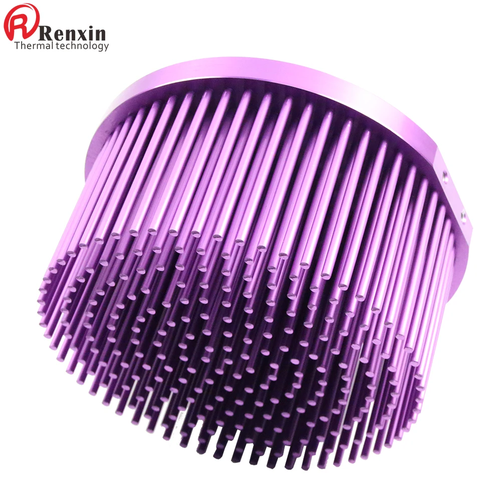 Cob Cxm32 Vero29 Clu048 Custom Heatsink Led Grow Lights 140mm Pin Heatsink Led Cold Forged Heat Sink