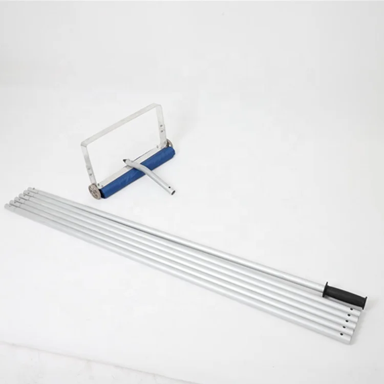 Wholesale winter tools new roof rake snow removal tool roof snow shovels with adjustable aluminum handle