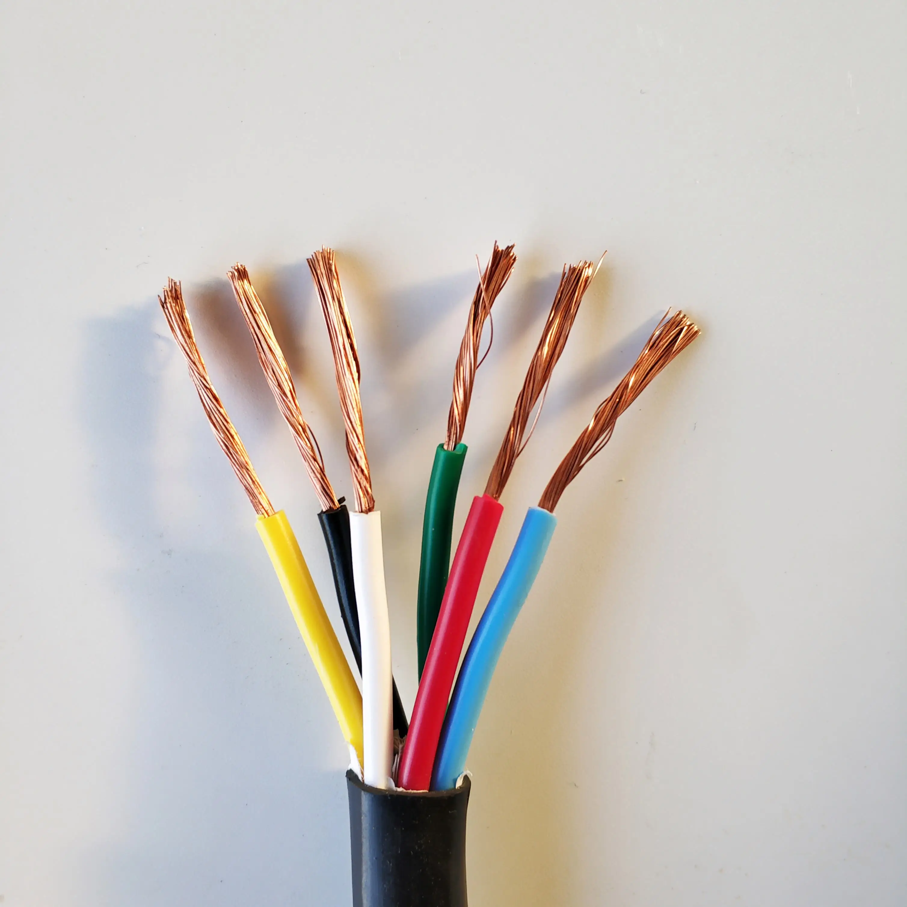 Zr Electrical Wire Power Cables Rvv Cable 4 Core 15mm 25mm 4mm 6mm multicore Flexible 2.5 mm electrical wire