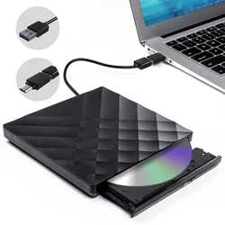 Amazon Hot Sale External DVD Drive Reader Portable  Black CD  for Laptop