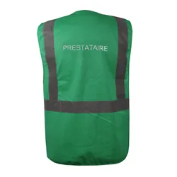 2022 OEM  hot selling Roadway security veste femme mens hivi orange yellow knitted safety vest with printing mens  hivi vest