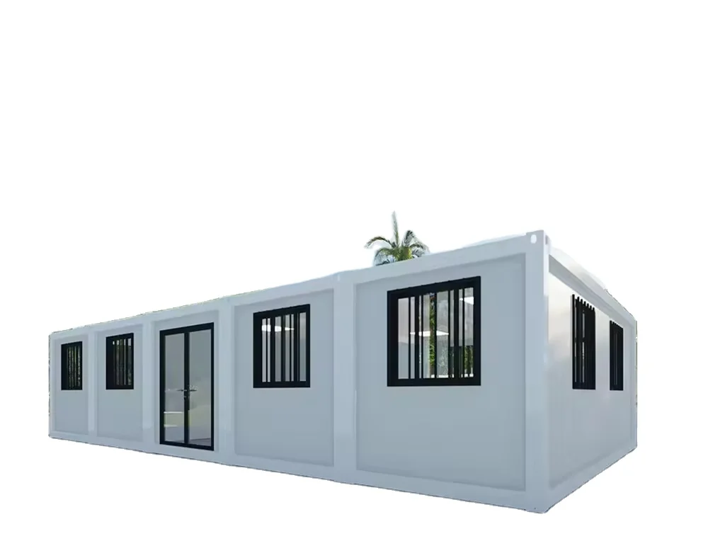 Customize House 20ft 40ft expandable foldable container house prefab bedroom homes folding tiny container house