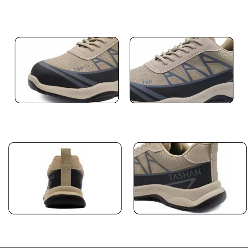 Custom Anti-smash anti-puncture anti-static Steel Toe S1P Polyurethane Sole Steel Toe Woodland SafetyShoes