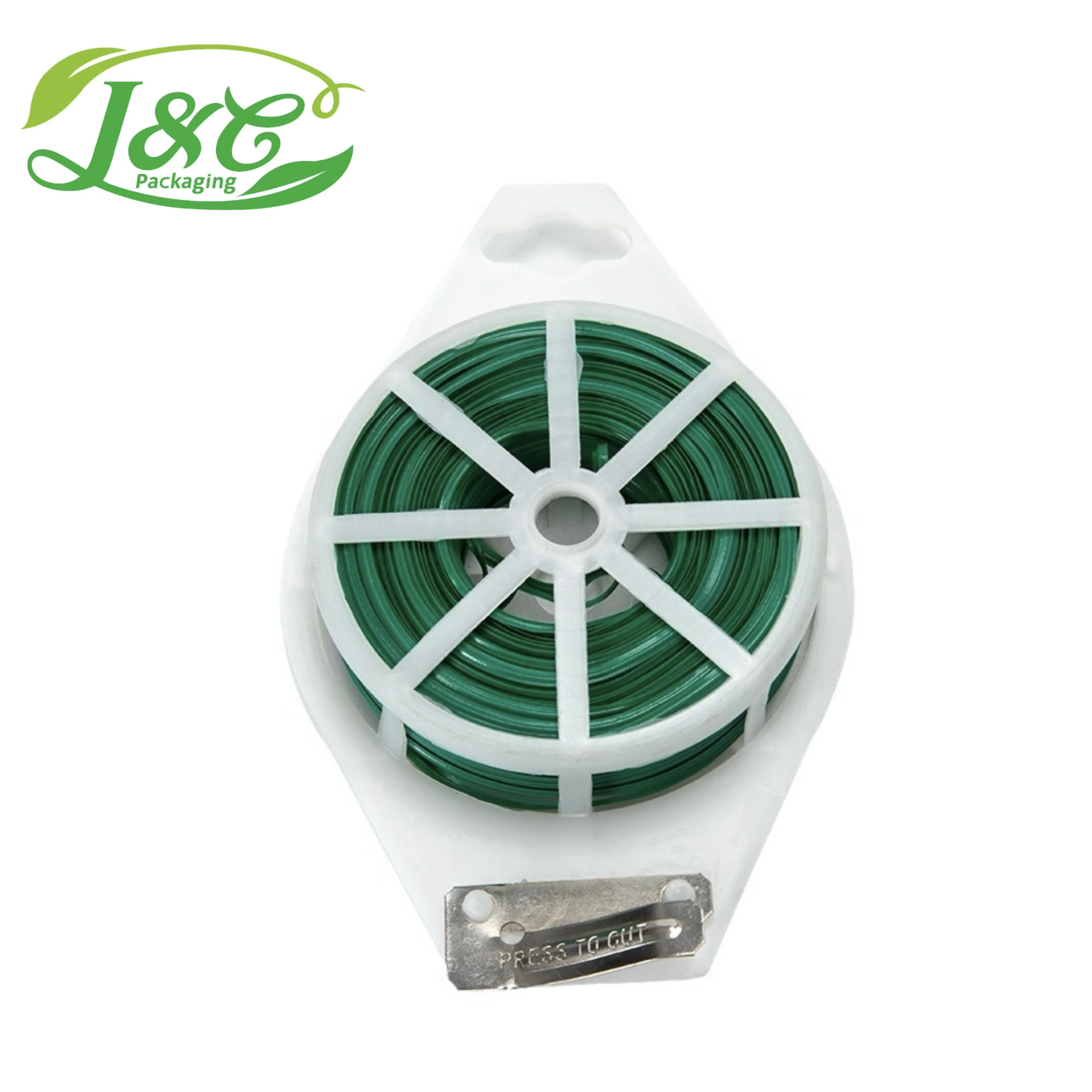 Plant Binding Clip Support Frame Reusable Rubber Twist Tie Metal Garden Pipe Tree Steel Stakes rod Hose Hanger