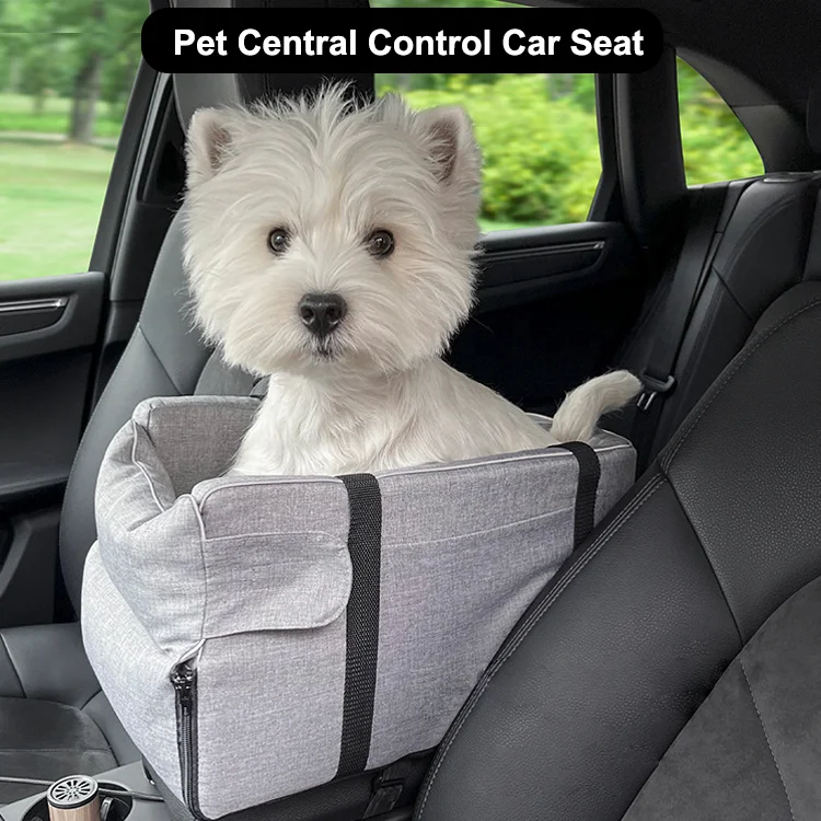 Customized Washable Portable Car Center Console Pet Seat For Small Dogs
