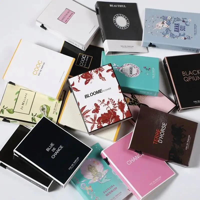 Card Perfume Sample 2ml Test Tube Mini Perfume Long Lasting For Men And Women