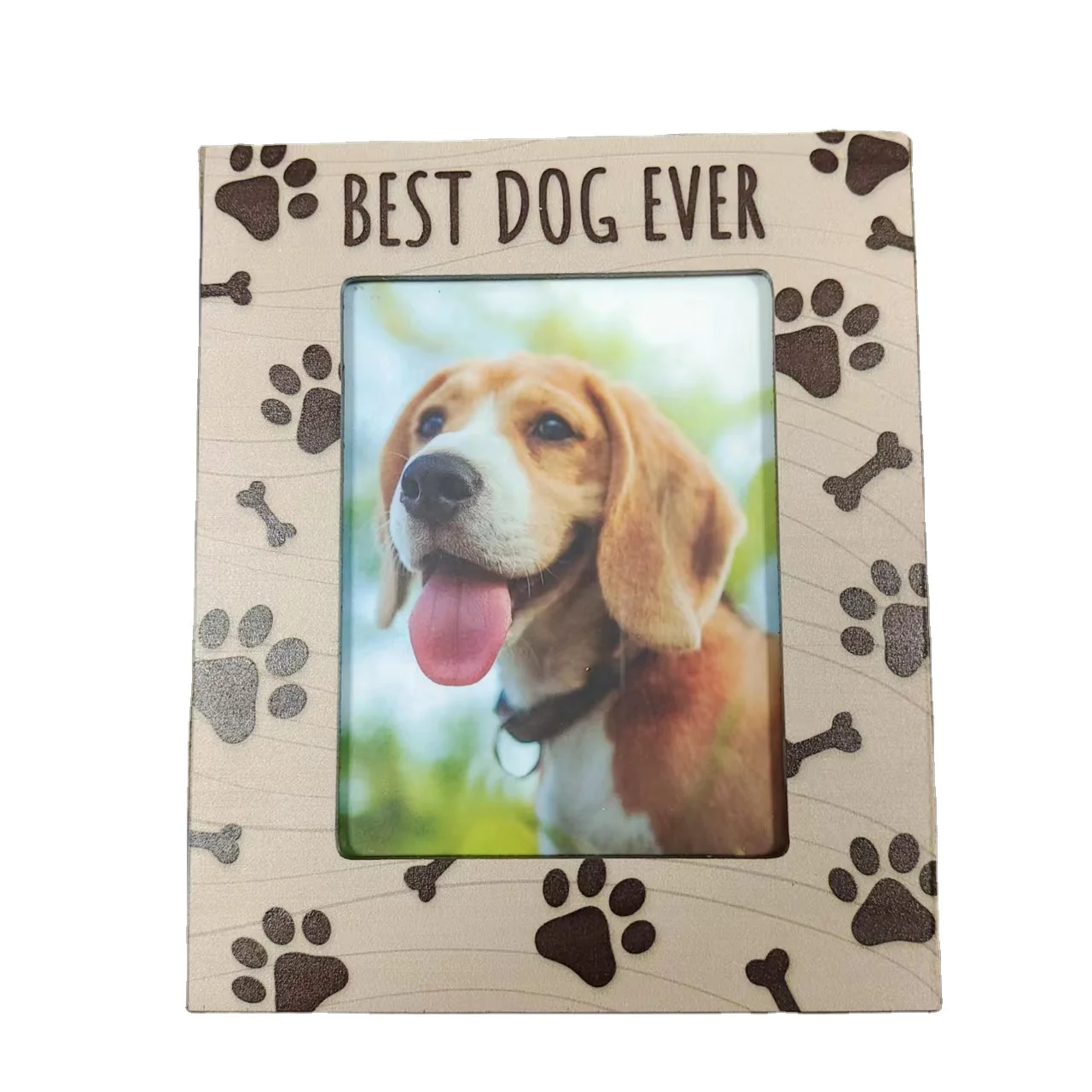 Hot Selling MDF Pet Wooden Photo Frame for Cats Kitty Puppy Dogs Home Decoration