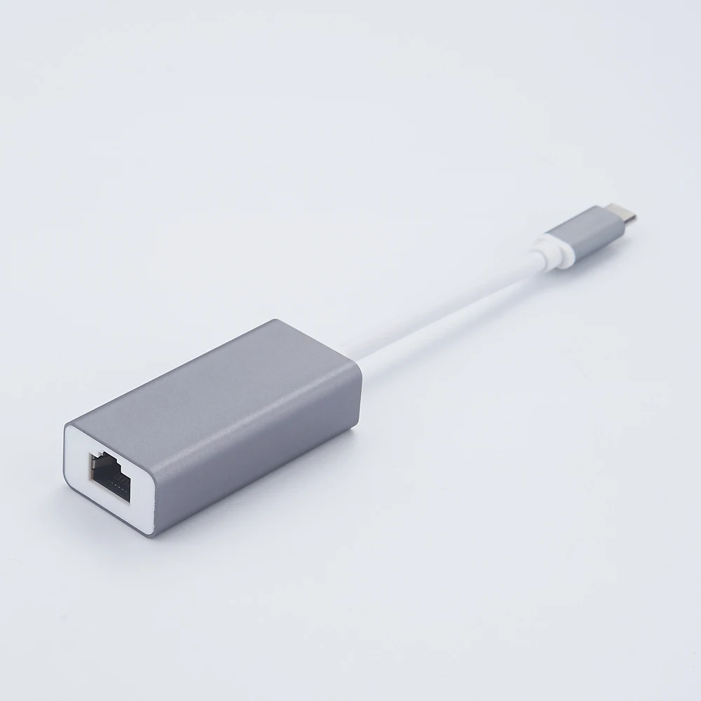 USB C to Ethernet Adapter, USB3.1 Type C RJ45 Gigabit LAN Network Connector, Compatible with 1000/100/10Mbps for MacBook Pro,
