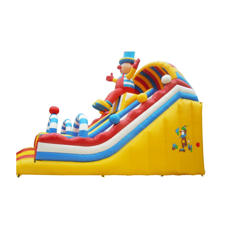 PVC Outdoor Bouncy Inflatable Bounce and Slide Rainbow Inflatable Dry Slide Game for Sale