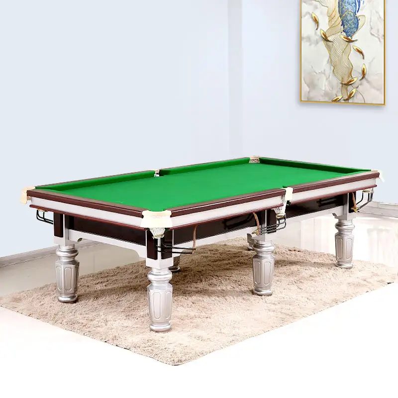Weboo 10ft Chinese Billiard Table Wood Chinese Pool Table Best Selling Superior Billiard With Metal Solid Wood Legs And Rails