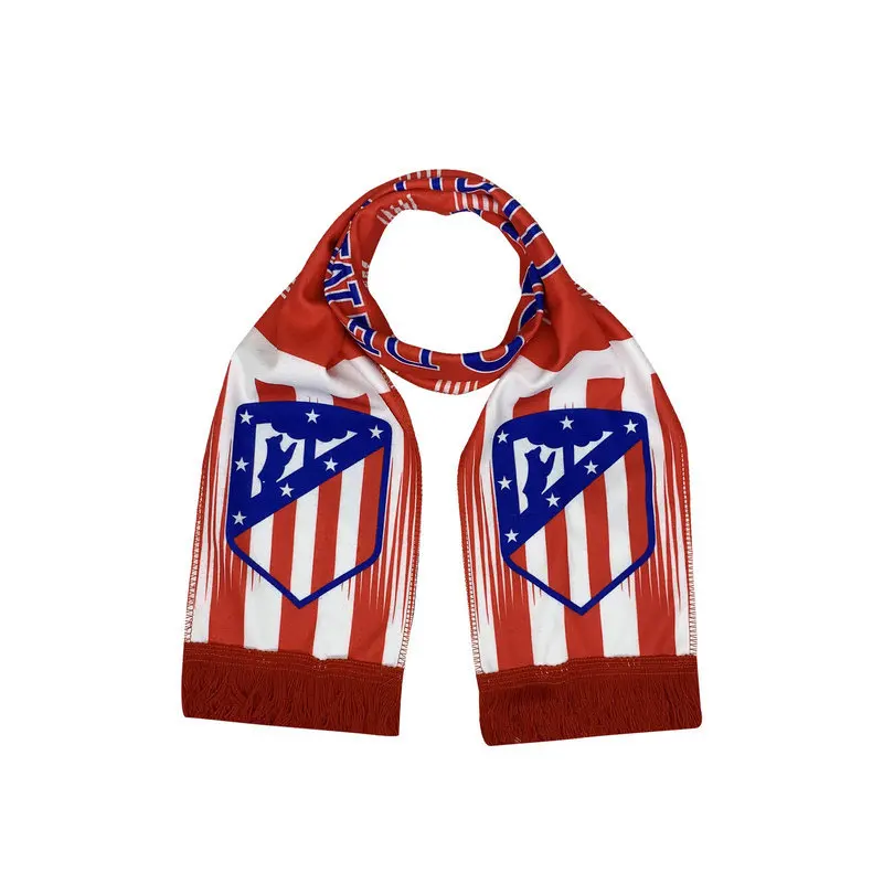 Customized Logo world football cup football team clubs fan souvenir woven scarf