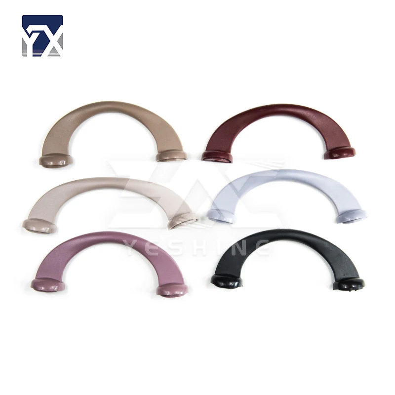 YESHINE Manufacturing custom luggage trolley cosmetic case accessories Excellent abrasion resistance tpu plastic handle