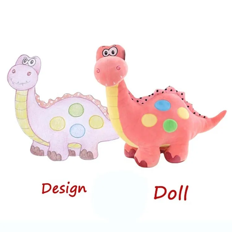 Custom INS Nordic Style Cute Stuffed Animal green Dinosaur dragon Plush Toys for Boys and Girls 3 Years Old Up Gifts for Kids