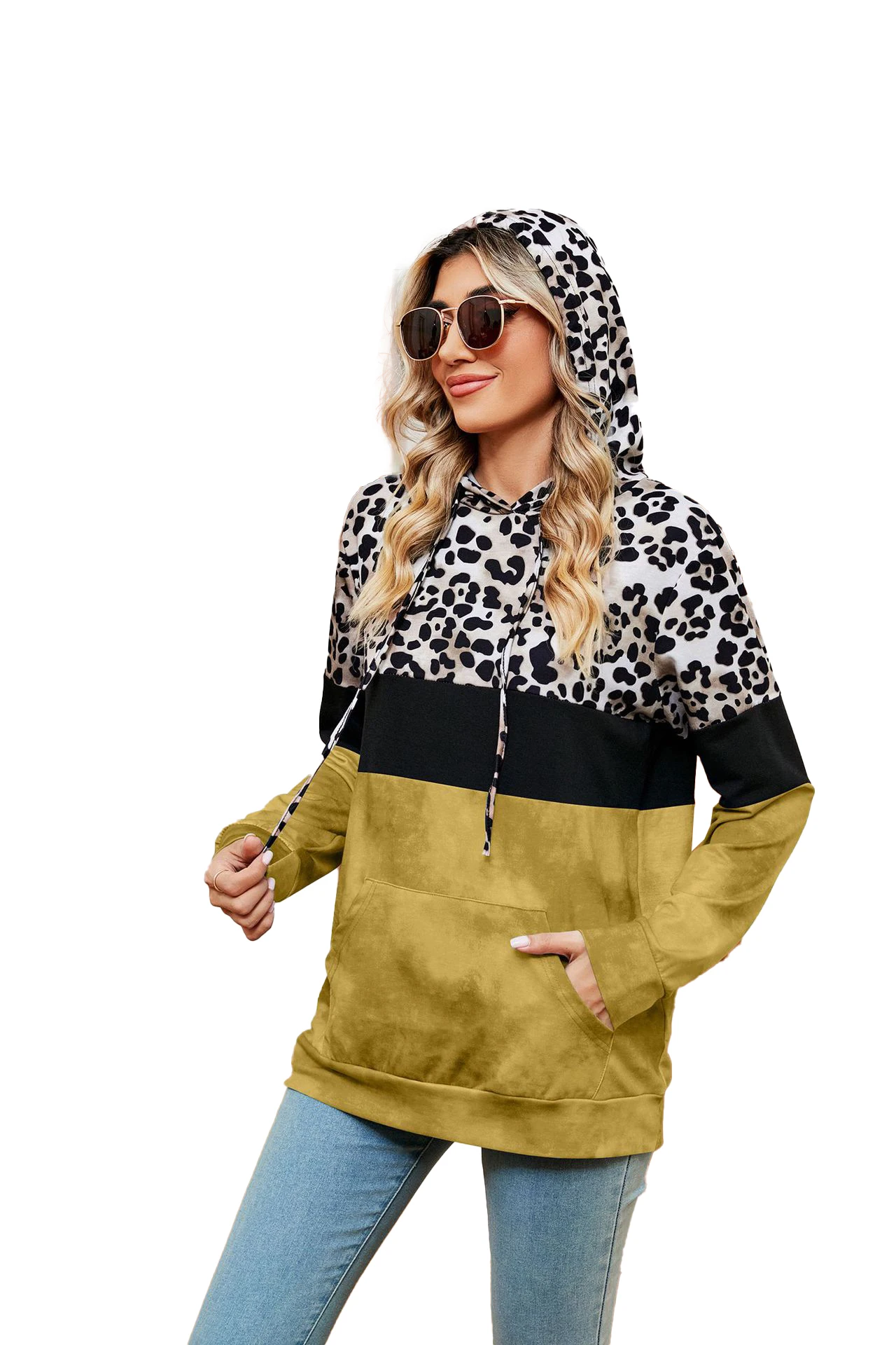 Vintage Wash Wholesale Tie Dye Sun Faded High Quality Printed Sweatshirt Custom Hoodie For Women