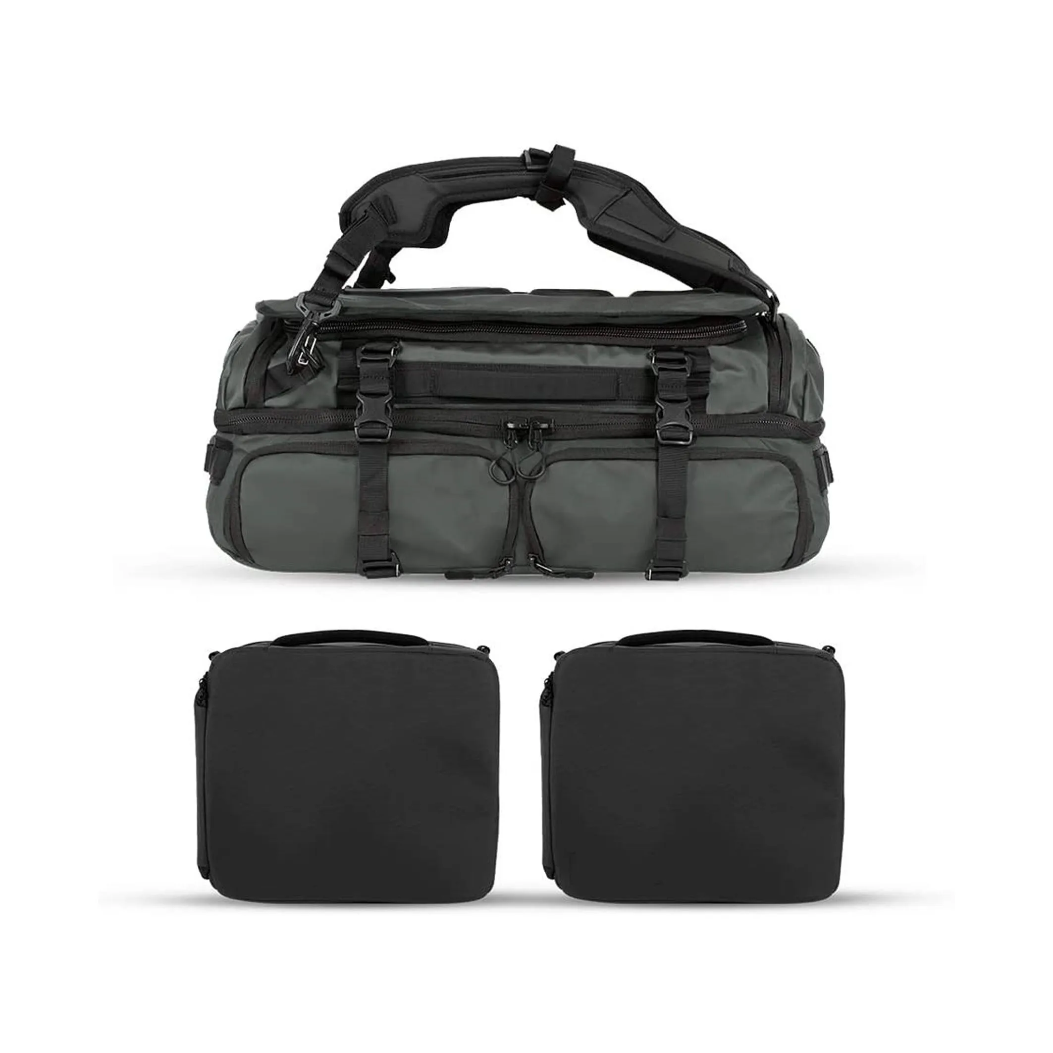 Черная спортивная сумка для хранения, Высококачественная Дорожная Спортивная сумка для мужчин с несколькими отделениями