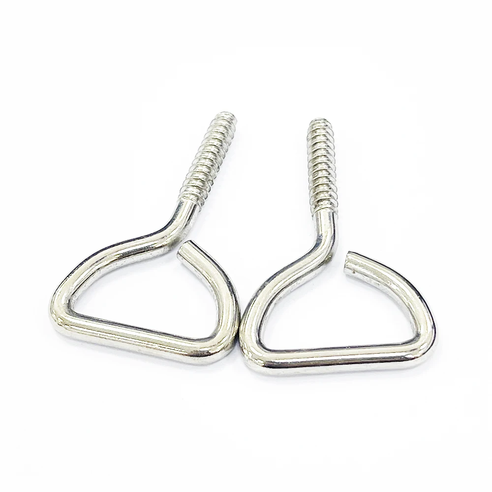 High Quality Eco-Friendly Nickel Compliant with RoHS Wood Thread Self Tapping Screws Triangle Lifting eye bolt m5 stainless