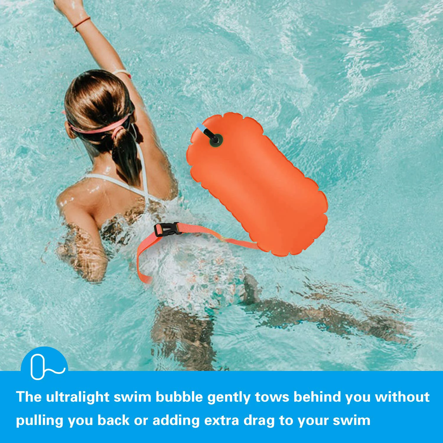 Swim Buoy Wholesale Open Water Sports Safety Swimming Floating Buoy with storage