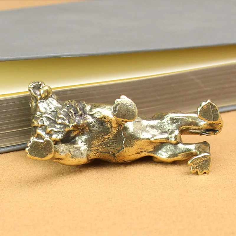 Wholesale Desk Ornament Souvenir Gift Zinc Alloy Metal Figurine Animals Brass Lion Figurines