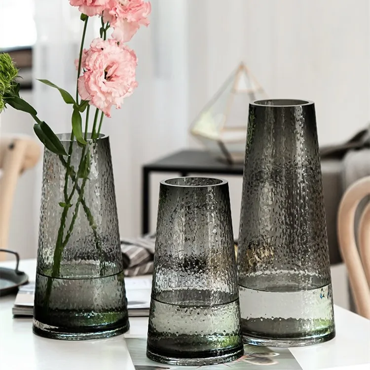 Decoration vases flower wedding decoration colored mini glass bottle vases for flower decoration