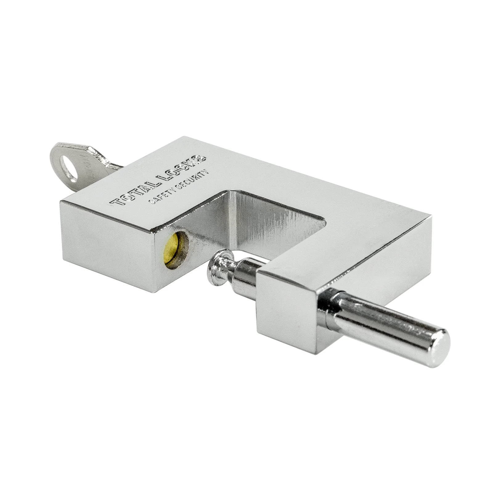 70mm CP color Chrome Plated Rectangular Padlock Pad locks Solid Heavy Duty Door Lock square iron lock