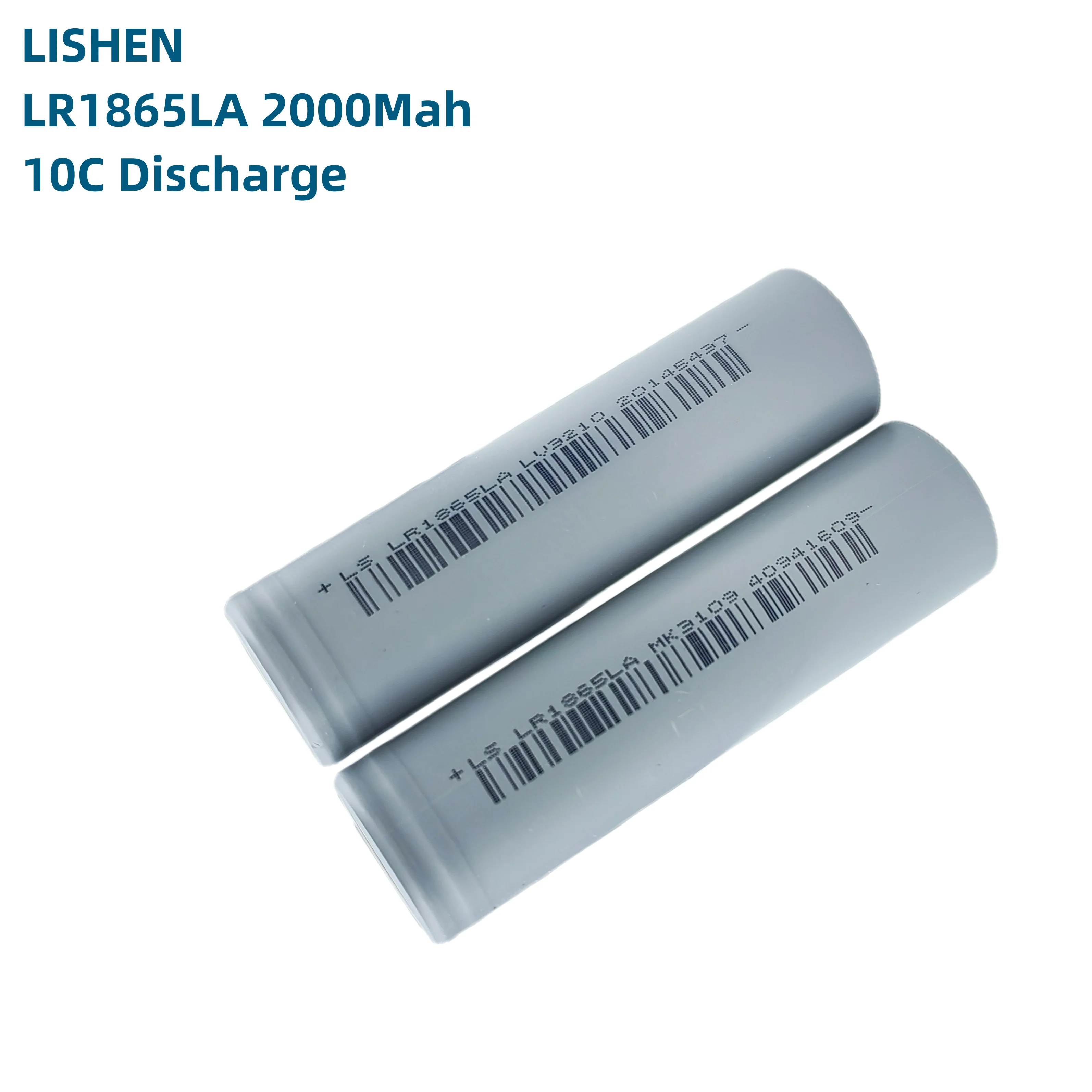 LISHEN 18650 LR1865LA 3.7v 2000Mah 10C Discharge Grade A+ NCM Battery rechargeable battery RV deep cycle battery