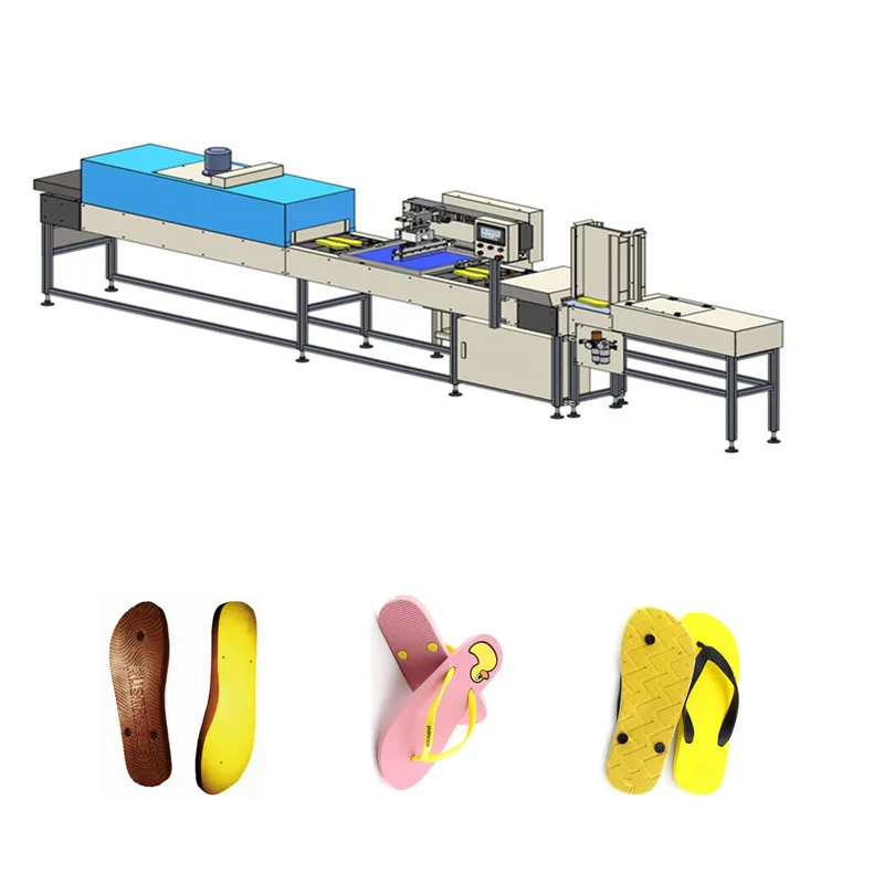Sandal Factory Machine Automatic Screen Printer For Slipper Flip Flop Making