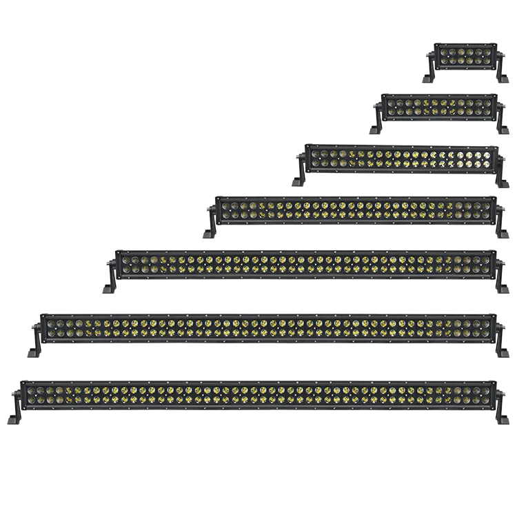 Двурядный прямой изогнутый внедорожный кровельный стеллаж, Светодиодная рабочая световая балка 120 Вт 180 Вт 240 Вт 288 Вт 300 Вт 312 Вт