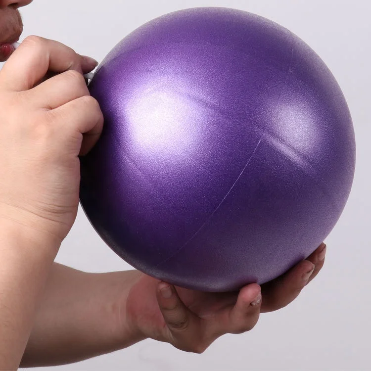 Fitness 25cm Exercise Ball for Pilates & Physical Therapy Home Gym PVC Balance Ball Yoga Ball