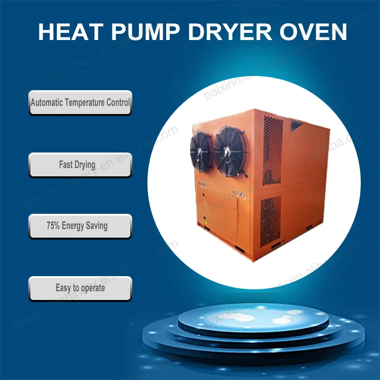 Hot selling 304 stainless steel pitaya dryer vegetable heat pump dryer coconut drying machine