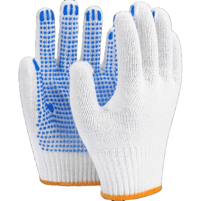 ПВХ пунктирные пластиковые перчатки 700 г 12