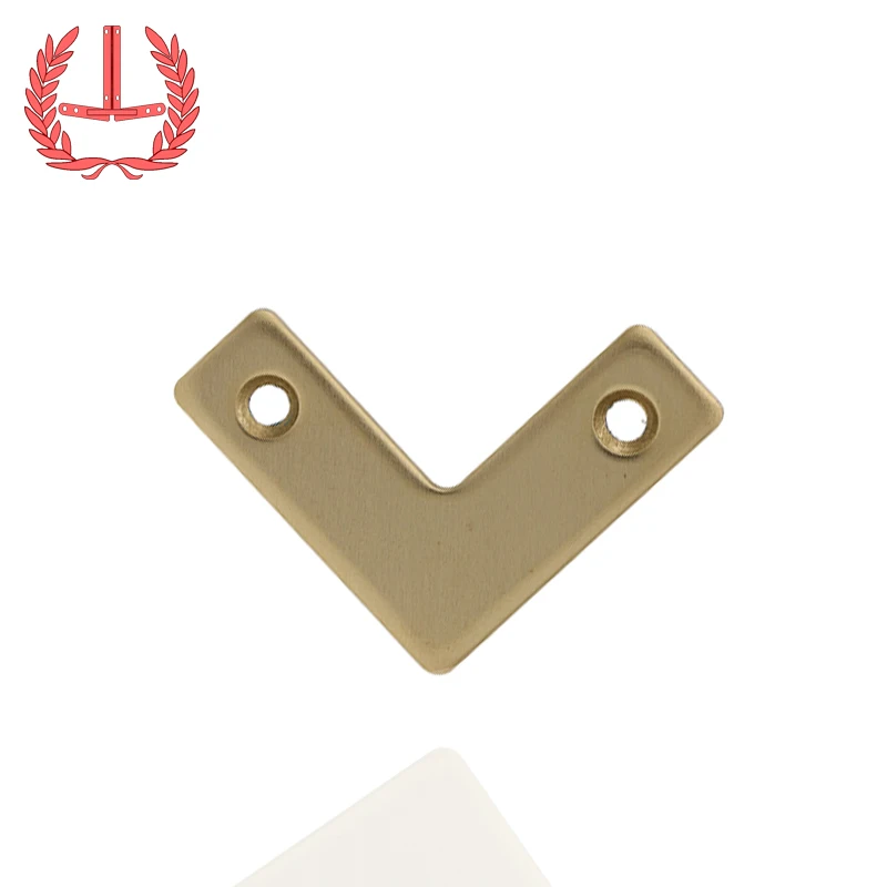 Vintage Corner Protector Metal L Shaped Decorative Furniture Case Box Cover Corner