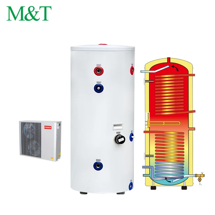 Good Quality Heat Pump Water Heater Storage Tank 200L 100L Heat Pump Hot Water Tank For Swimming Pool