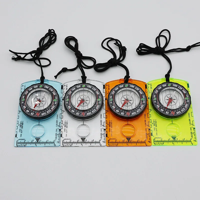 Poeticexist Plotting Magnetic Glass Marine Outdoor Necklace Body Kits Headlights Keychain Watch Jeep Compasses